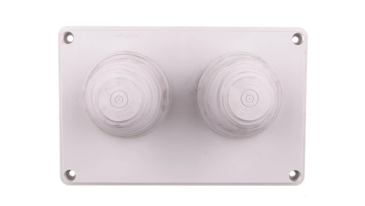 Płyta przepustowa z 2 dławnicami IP55 dla kabli o średnicy 30-72mm MV FP 66 6600249