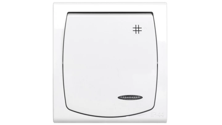 MADERA Łącznik hermetyczny krzyżowy z podświetleniem IP44 biały ŁNH-4NS/00