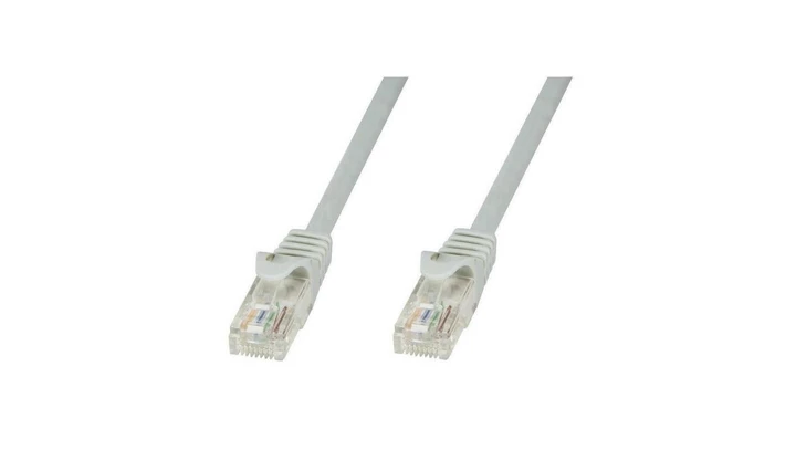 Patchcord Cat5e UTP szary CCA ICOC CCA5U-010T /1m/