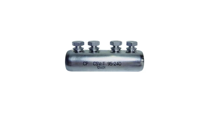 Złączka śrubowa Al-Cu, z przegrodą, cynowana, do 1kV, CSV-T 95-240, 266811
