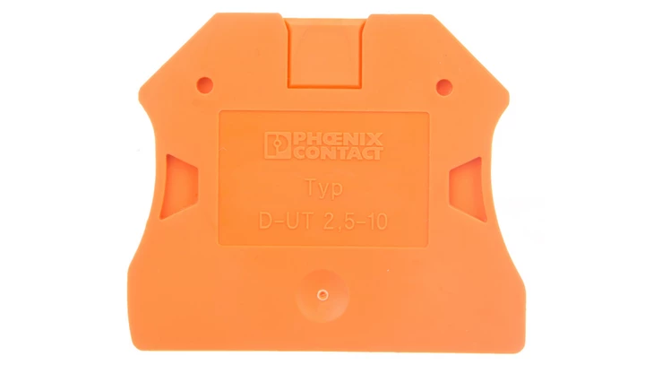 Pokrywa zamykająca pomarańczowa D-UT 2,5/10 OG 3047219 /50szt./