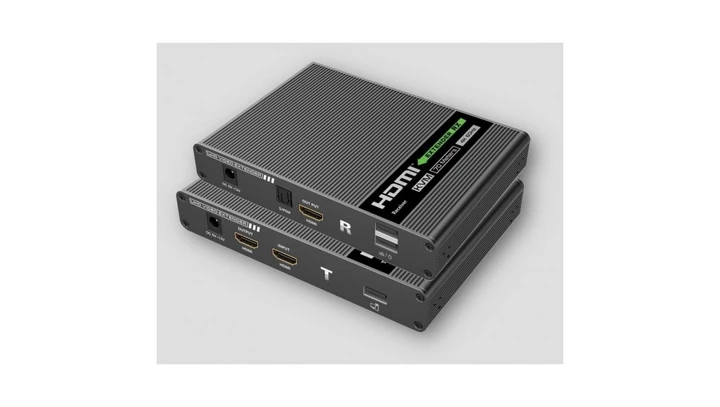 KVM Extender HDMI/USB po Skrętce Cat6A/7 do 70m 4K*60Hz