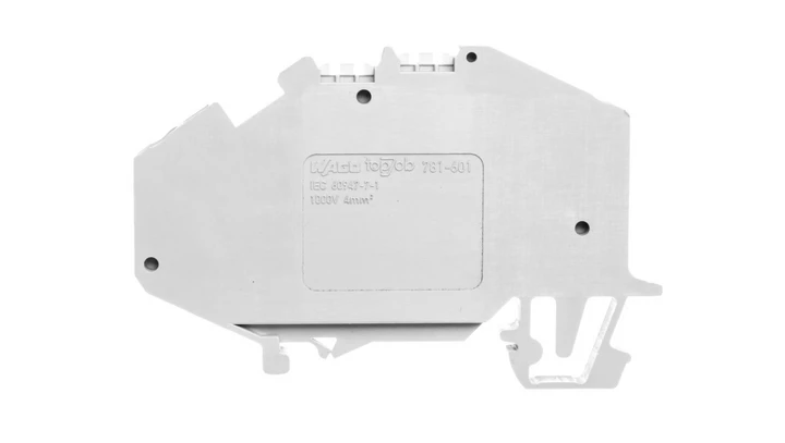 Złączka szynowa 2-przewodowa 4mm2 szara 781-601 TOPJOB /50szt./