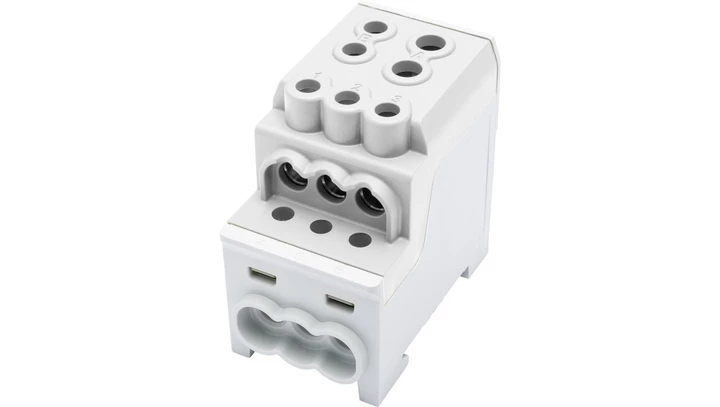 Blok rozdzielczy - dystrybucyjny Al/Cu SDB 200 (80030) SIMBLOCK szary 81602002