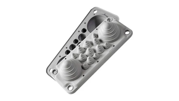 Przepust wielootworowy MBA3F14L11 szary z kompletem pinów