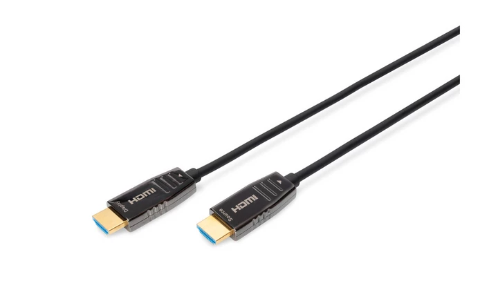 Kabel połączeniowy hybrydowy AOC HDMI 2.1 Ultra High Speed 8K 60Hz UHD HDMI A-HDMI A M-M czarny 15m AK-330126-150-S