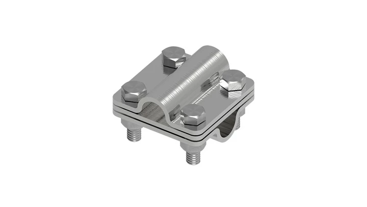 Złącze uniwersalne 3-elem. 60x60 pręt16-pręt16 stal nierdzewna 214.5.1 NI 21401505