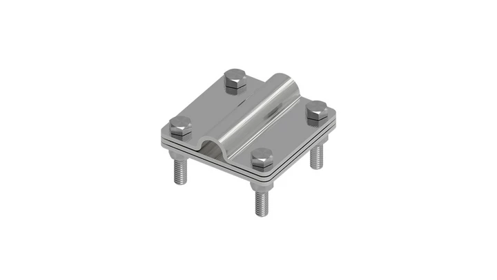 Złącze uniwersalne 3-elem. 80x80 bednarka-pręt16 stal nierdzewna 215.3.1 NI 21501305