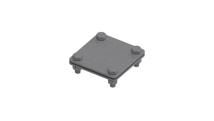 Złącze uniwersalne 2-elem. 80x80 bednarka-bednarka stal ocynkowana ogniowo 215.1 OG 21500102