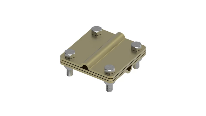 Złącze uniwersalne 3-elem. 80x80 drut8-drut8 mosiądz 215.4.1 MS 21501410