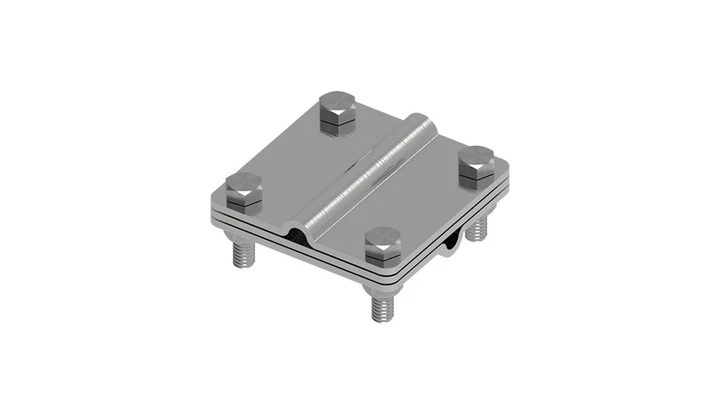 Złącze uniwersalne 3-elem. 80x80 drut8-drut8 stal nierdzewna 215.4.1 NI 21501405