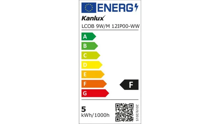 Pasek LED 12V LCOB 9W/M 12IP00-WW 3000K 33300
