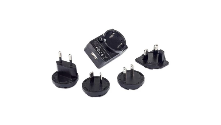 Sieciowa Ładowarka USB 5V 1A z Wtykami EU/UK/US/Australia 102155