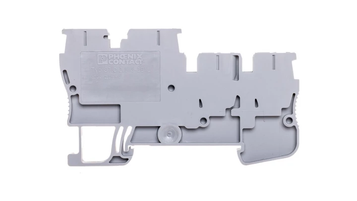 Złączka szynowa do czujników i urządzeń wykonawczych 3-piętrowa 0,08-4mm2 szara STIO 2,5/3-2B/L 3209015 /50szt./