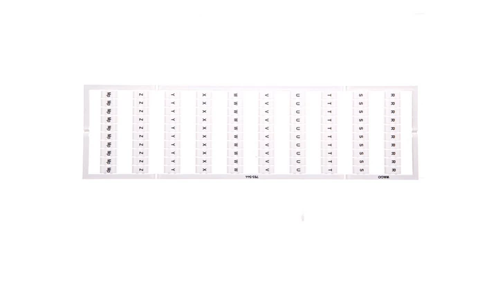 Oznaczniki WMB 10x RSTUVWXYZMp 793-544 /5szt./