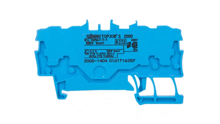 Złączka 4-przewodowa 1,0mm2 niebieska TOPJOBS 2000-1404 /100szt./