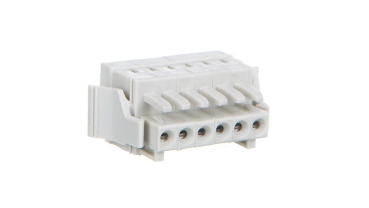 Gniazdo MCS-MINI Classic 6-biegunowe jasnoszare raster 3,5mm 734-106/037-000 /50szt./