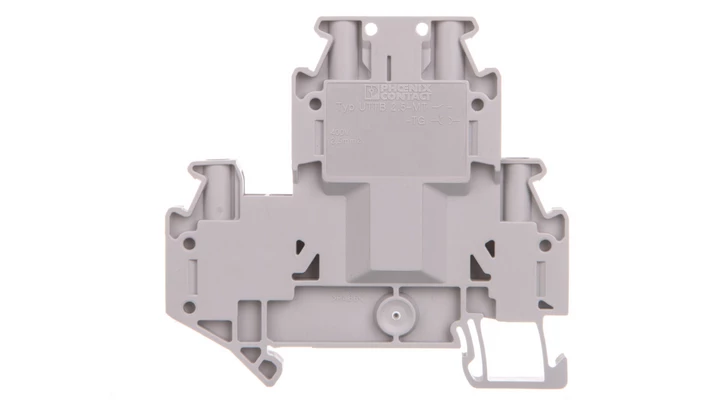 Złączka szynowa rozłączalna 4-przewodowa 2,5mm2 szara UTTB 2,5-TG-P/P 3044644 /50szt./