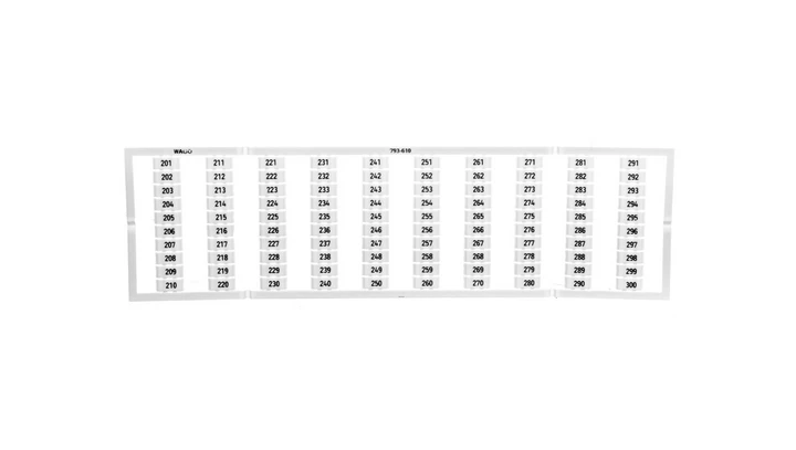 Oznaczniki WMB 1x 201-300 793-610 /5szt./