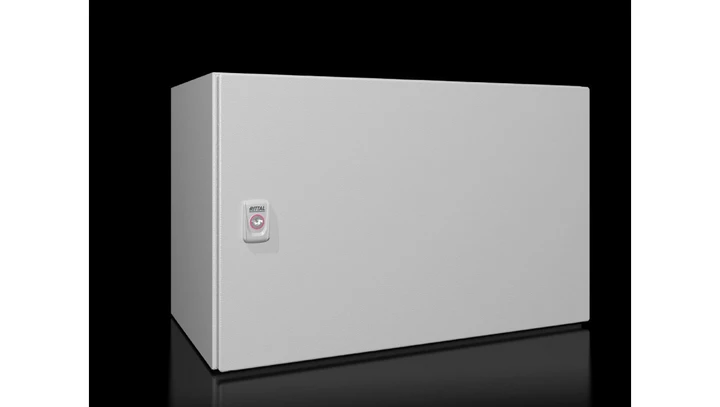 AX Obudowa kompaktowa 600x380x350 mm blacha stalowa z pł. mont. jednodrzwiowa 1 zamek dźwigienkowy 1339.000