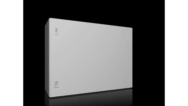 AX Obudowa kompaktowa 800x600x300 mm blacha stalowa z pł. mont. jednodrzwiowa 2 zamki dźwigienkowe 1055.000