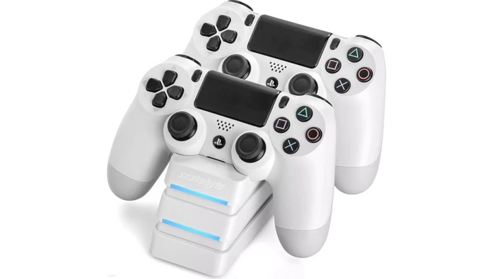 Stacja ładująca do padów Playstation PS4 biała SnakeByte