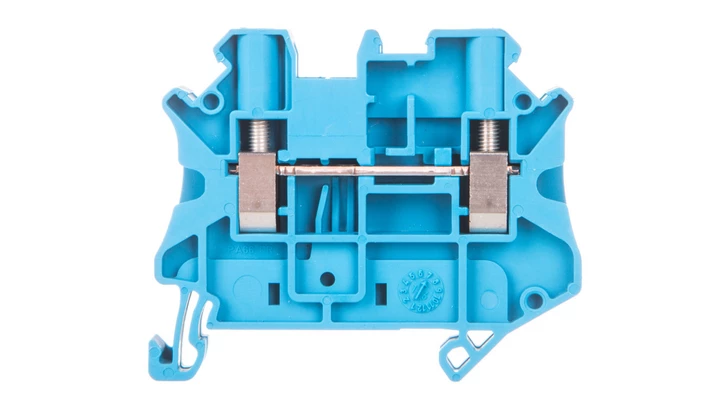 Złączka szynowa 2-przewodowa 4mm2 niebieska Ex UT 4-MTD BU 3046197 /50szt./