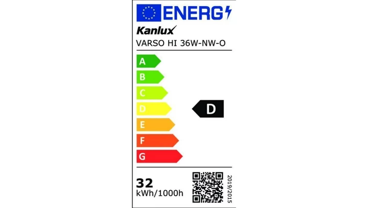 Plafoniera LED VARSO HI 36W-NW-O IP54 3600lm 4000K 26448