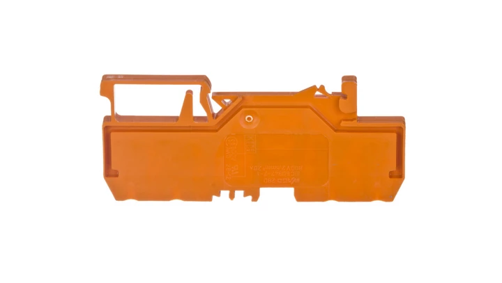 Złączka szynowa 4-przewodowa 2,5mm2 pomarańczowa 280-835 /100szt./