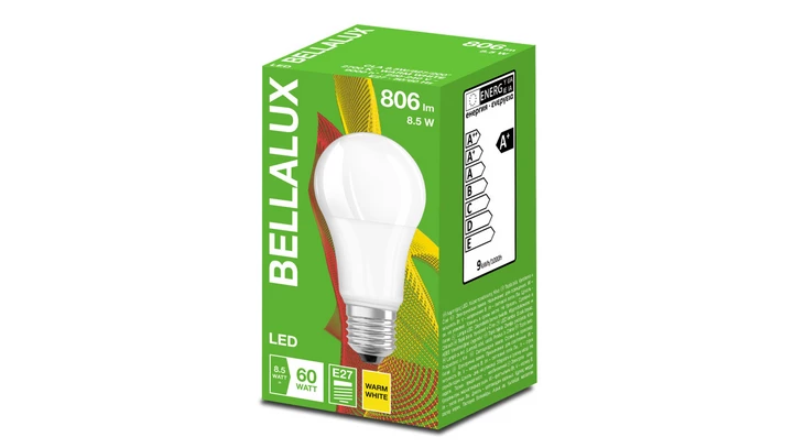 Żarówka LED BELLALUX A 60 E27 8,5W 806lm 2700K 827 FR non-dim 4058075484917