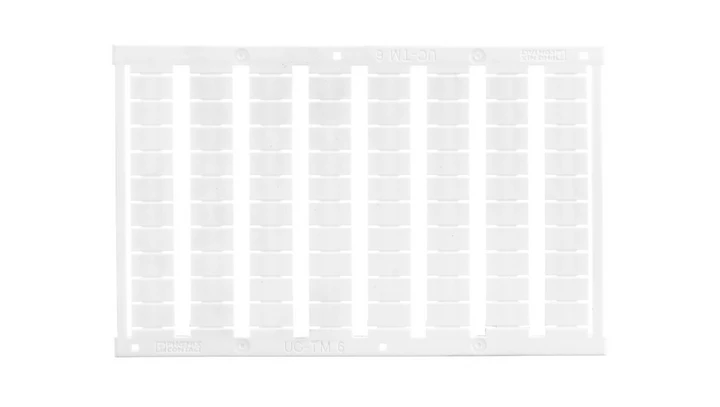 Oznacznik 5,6x10,5mm biały UC-TM 6 0818085 /10szt./