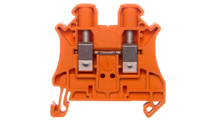 Złączka szynowa 2-przewodowa 6mm2 pomarańczowa Ex UT 6 OG 3045169 /50szt./