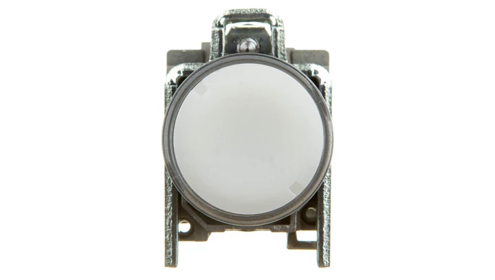 Przycisk sterowniczy 22mm biały 1Z 1R z samopowrotem z podświetleniem XB4BW3165