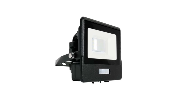 Projektor LED z czujnikiem ruchu 10W 735lm 4000K Dioda SAMSUNG IP65 Czarny 5 Lat Gwarancji 20257