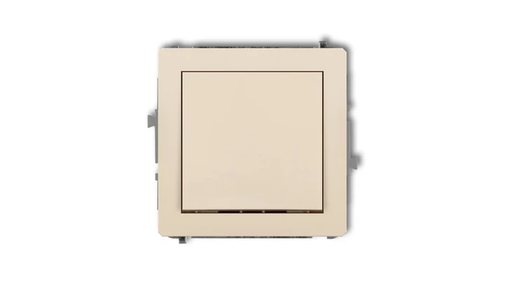 DECO Mechanizm łącznika schodowego (jeden klawisz bez piktogramu) beżowy 1DWP-3.1