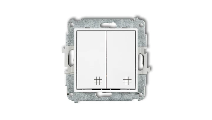 Mechanizm łącznika podwójnego krzyżowego biały MWP-66