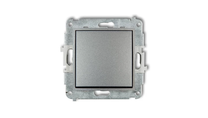 MINI Mechanizm łącznika krzyżowego (jeden klawisz bez piktogramu) srebrny metalik 7MWP-6.1