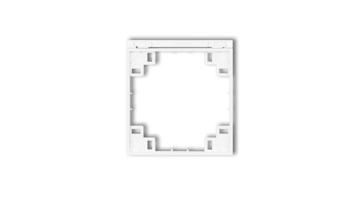 Ramka pośrednia do gniazd bryzgoszczelnych z uziemieniem SCHUKO biały MRPB-1s