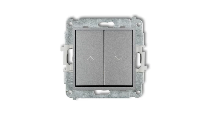 MINI Mechanizm łącznika żaluzjowego z podtrzymaniem srebrny metalik 7MWP-88