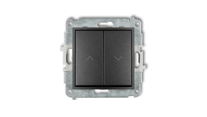 MINI Mechanizm łącznika żaluzjowego z podtrzymaniem grafitowy 11MWP-88