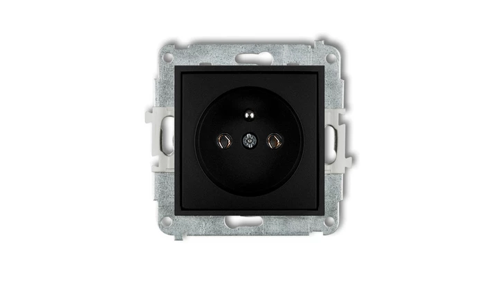 Mechanizm gniazda pojedynczego z uziemieniem 2P+Z (bez przesłon torów prądowych) 12MGP-1z