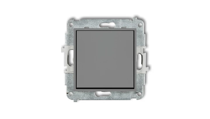 MINI Mechanizm łącznika krzyżowego (jeden klawisz bez piktogramu) szary mat 27MWP-6.1