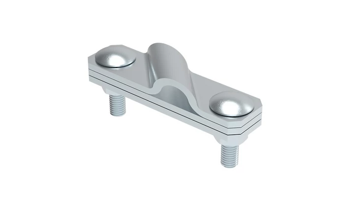 Złącze krzyżowe skośne pręt-bednarka 3-elem. stal ocynkowana galwanicznie 116.3.2 OC 11602301