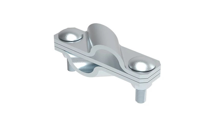 Złącze krzyżowe skośne pręt-pręt 3-elem. stal ocynkowana galwanicznie 116.10 OC 11601001