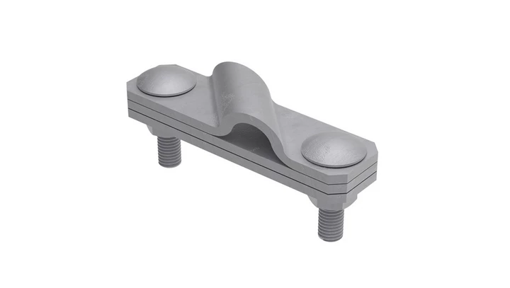 Złącze krzyżowe skośne pręt-bednarka 3-elem. stal ocynkowana ogniowo 116.3.2 OG 11602302