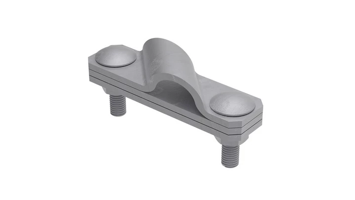 Złącze krzyżowe skośne pręt-bednarka 3-elem. stal ocynkowana ogniowo 116.1.2 OG 11602102