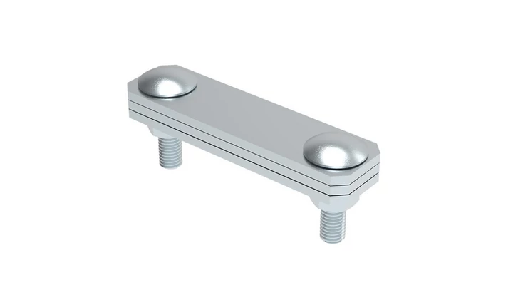 Złącze krzyżowe skośne pręt-bednarka 3-elem. stal ocynkowana galwanicznie 116.0.2 OC 11602001