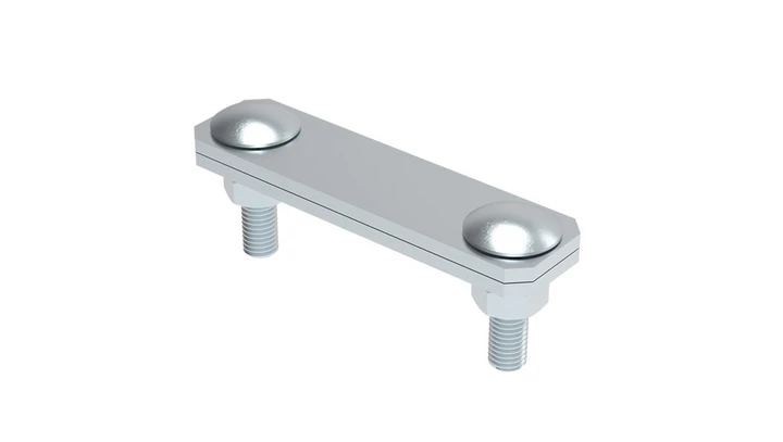 Złącze krzyżowe skośne pręt-bednarka 2-elem. stal ocynkowana galwanicznie 116.0.1 OC 11610001