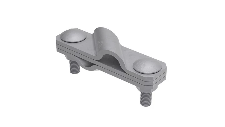 Złącze krzyżowe skośne pręt-pręt 3-elem. stal ocynkowana ogniowo 116.3 OG 11600302