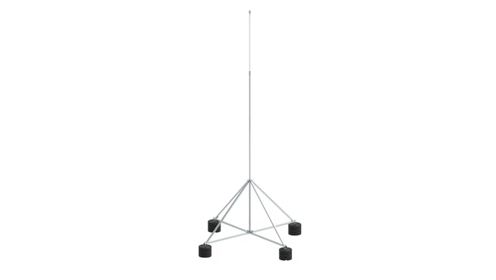 Maszt izolowany na czworonogu do zwodów poziomych wysokich 4m aluminium 65.4 AL IZ 3P CZ 65334009